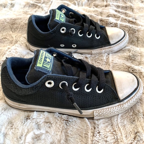Converse All Star Black Slip On Classic Sneakers